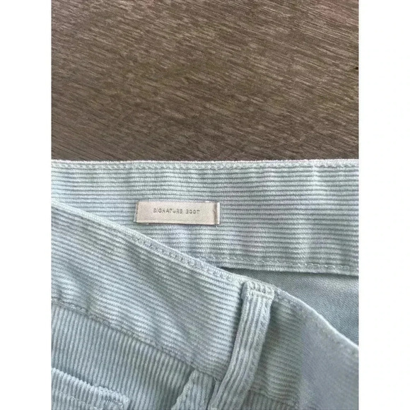 Talbots Pant Signature Bootcut Five Pocket Corduroy Blue Cotton Stretch Size 4p - Picture 4 of 11